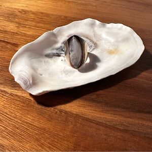 MoonStone + Sterling Silver Ring